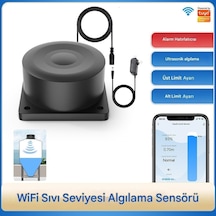 Yate10 Wifi Ip65 Su Geçirmez Ultrasonik Akıllı Sıvı Seviye Monitörü Alarm Özellikli