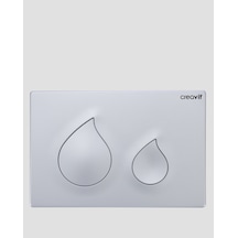 Creavit Bloom Mat Gri Boyalı Kumanda Paneli Mat Gri