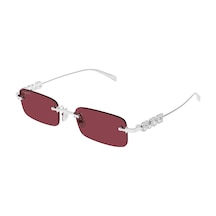 Guccı 1808s 004 52-20 Kadın Güneş Gözlüğü Gümüş