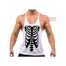 Tarzsokak Gym Tank Top Fitness Sporcu Atleti Gym46 Beyaz