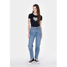 Colin's Colins 884 Lauren Straight Fit Kadın Mavi Jean Pantolon Cl1073510 Cl1073510 Q1.v1 Dn44080 Denim