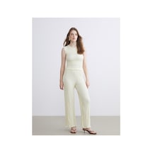 LC Waikiki Alıta Cıty Farkıyla Beli Lastikli Dokulu Kadın Pantolon Belirtilmemiş - 921145322 Belirtilmemiş