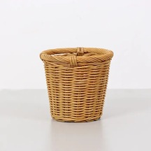 Dekoratif Kaşıklık, Rattan Hasır Kaşıklık , Tezgah Üstü, Hasır Çok Amaçlı, Masaüstü Kalemlik 16x15-9012779140970