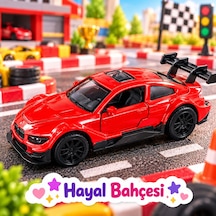 Metal Çek Bırak Araba Koleksiyonluk Kırmızı