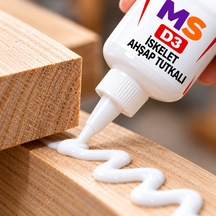 3 Adet Hazır D3 Ahşap Tutkalı 150 Gr Güçlü Dayanıklı Şeffaf Mobilya Mdf Kumaş Kağıt Yapıştırıcısı