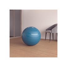 Pilates Topu - 65 Cm - Mavi - Fitness