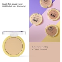 Callista Smooth Compact Powder Mat Görünümlü Pudra 10 Natural 0