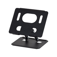 Çelik Tablet Standı Tablet Tutucu Stant Ergonomik Katlanabilir Tablet Standı Çelik Stant Siyah