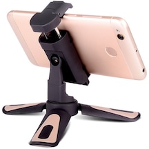 Cbtx Cımapro Cd-1 Mini Katlanabilir Masaüstü Tripod 360 Derece Dönen Cep Telefonu Kamera Tutucu Braketi - Haki