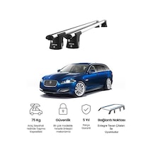 Trio-ıı Jaguar Xf Kombi 2013 Ve Sonrası Uyumlu Kilitli Ara Atkı 120cm Port Bagaj Tavan Barı