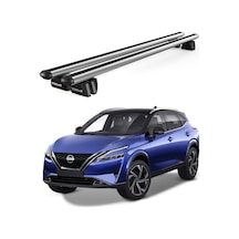 Pençe Nissan Qashqai J11 Ara Atkı 2014-2020 Uyumlu Gri Ara Atkı Port Bagaj Tavan Barı