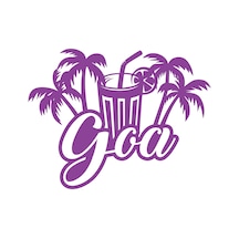 Goa Sticker 17x17 Cm Mor