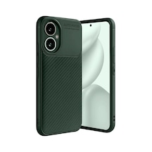 Honor 400 Kılıf Auto Focus Karbon Kapak - Koyu Yeşil -