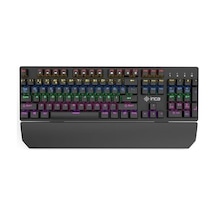 Ikg-445t Phaldor Rgb Mechanıcal Gamıng Keybord, Blue Switch Mekanik Klavye,106 Tuş, 22 Farklı Led Aydınlatma Modu,50 Milyon Tuş Ömrü,çıkarılabilir Bilek Desteği