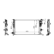 Oris Radyatör Brazing Scenic 3 1.5 Dcı 1.4 08 Mek 625x368x26 Orıs Brn062026 214100002r
