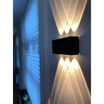 Elektrikle Çalışır, 12 Watt Amber Işık Ledli, İç Ve Dış Mekan Aplik, Yüksek Işık Güçlü Led Aplik Amber