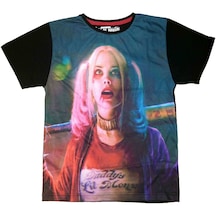 Harley Quinn Film Scene Baskılı Çocuk Tshirt 001