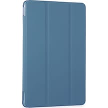 Ilkeshop Newface Samsung Galaxy Uyumlu Tab A9 Kılıf Tablet Smart Kılıf - Mavi