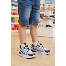United Colors Of Benetton Lacivert Misina Bağcıklı Unisex Çocuk Spor Ayakkabı Bnı-10256 P