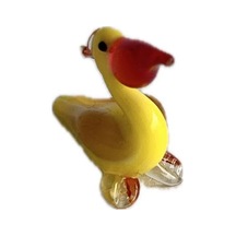 El Yapımı Mini Murano Cam Ördek Biblo A151-08