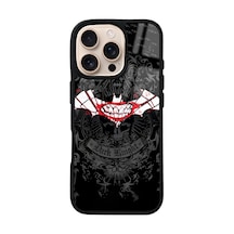 Apple Uyumlu iPhone 16 Pro Batman Joker Tasarımlı Glossy Telefon Kılıfı Çok Renkli
