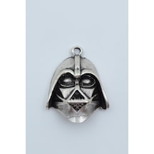 Star Wars - Darth Vader Gümüş Kaplama Kolye Ucu Kod 1342 Gümüş