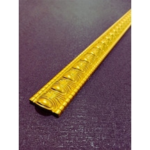 Poliüretan Dekoratif Duvar&tavan Çıta Bordürü -altın Renk En:4 Cm-boy:100 Cm -duvar Süsü