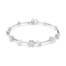5707511 Swarovski Bilezik Constella:bracelet Pearl Whı/rhs M Metalik