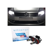 Vw Passat B7 Led Xenon Kısa Far Ampulü H7 Ultimate 9500 Lumens Yeni Seri Beyaz