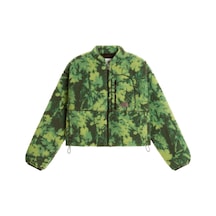 The North Face W Extreme Pıle 2 Fz Jacket -prınt Kadın Ceket Nf0a8kr0t2z1 Yeşil