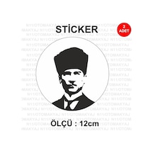 M. Kemal Atatürk - Araba Kask Motosiklet Laptop Taplet Sticker