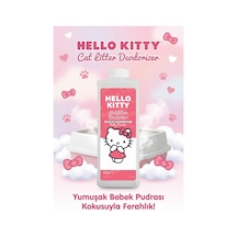 Hello Kitty Cat Litter, Kedi Kumu Deodorizer, Koku Giderici Bebek Pudrası Kokulu 500gr