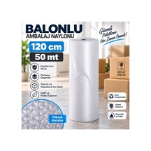 A Kalite Balonlu Eşya Koruma Naylonu Patpat 120cmx 50 M Pat Pat - Ambalaj Pıtpıt 50 M2 40gr