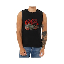 Bluu Chopper Kolsuz Sporcu T-shirt Tank Top Spor Atlet