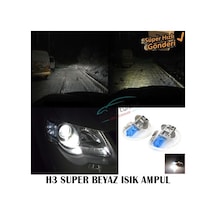 H3 Beyaz Işık Far Ampulü 12V 100W