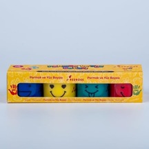 Süper Yıkanabilir Parmak Boyası 4x60 Gr Diğer