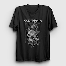 Presmono Unisex Crow Katatonia T-shirt Siyah