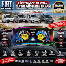 Fiat Fiorino 2001-2023 Modeller İçin Harici Digital Gösterge Odb Ekran Arıza Göstergesi Turbo Gösterge Hayalet Ekran