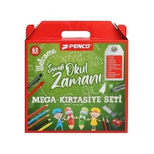 Şimdi Okul Zamanı Mega Kırtasiye Seti 62 Parça Çok Renkli