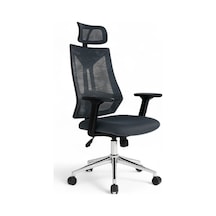 Londra Fileli Müdür Koltuğu Ofis Koltuğu Bilgisayar Koltuk Çalışma Koltuk Siyah