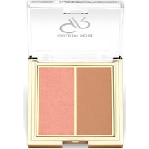 Golden Rose Iconic Blush Duo No:01 Rose Nude Allık