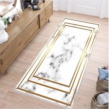 Rovigo Home Dijital Baskı Kaymaz Taban Salon Halısı Rvg1535 Çok Renkli