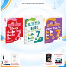 Çanta Yayınları 2026-2027 7. Sınıf Tüm Dersler 3 Kitap Türkçe-sos Soru/fen Defter Set