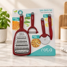 Çift Taraflı Rende, Pizza Ruleti Ve Soyacaklar Mutfak Takımı Diğer