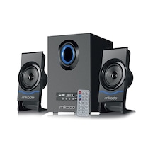 Mikado Md-1700Bt 2+1 Siyah Usb+Fm+Sd Destekli Bluetooth Speaker