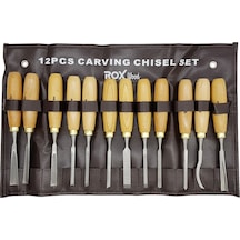 Rox Wood Ahşap Oyma Iskarpela Seti 12   Parça