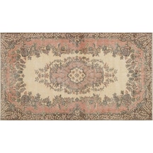 Eskitme El Dokuma Vintage Halı 118 X 201 Cm 9060