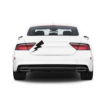 Şimşek Araba Stickerı Vinil Sticker Yapıştırma