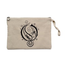Opeth Type Krem Clutch Astarlı Cüzdan / El Çantası Krem