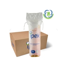 İpek Makyaj Temizleme Pamuğu Yuvarlak 70'li 30 Paket